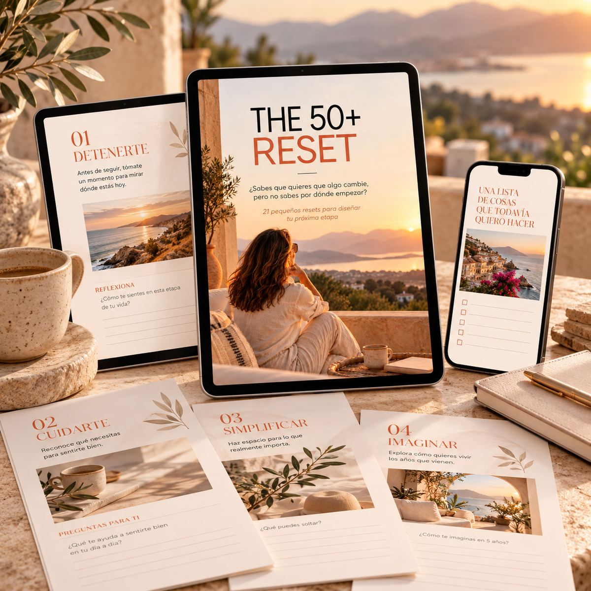 THE 50+ RESET · Guía para crear tu nueva etapa